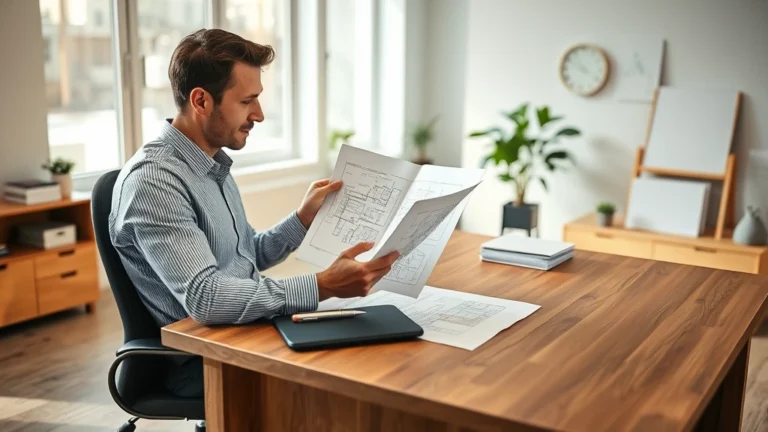 athens clarke county tax assessor - A professional real estate appraiser reviewing property documents and blueprints