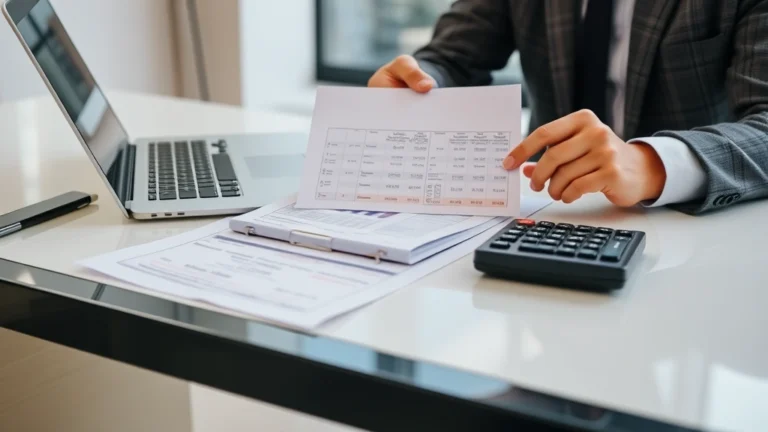 can you have estimated taxes autodrafted - A professional accountant or financial advisor reviewing quarterly tax documents