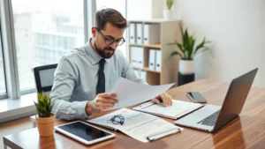 celtics luxury tax relief - A professional financial advisor reviewing tax documents and retirement account