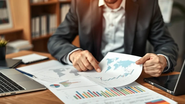 gilti tax - Professional accountant reviewing international business financial documents and