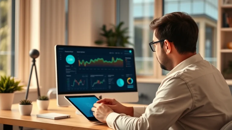 new hampshire tax kiosk - Photorealistic image of a person using a computer or tablet in a bright, modern