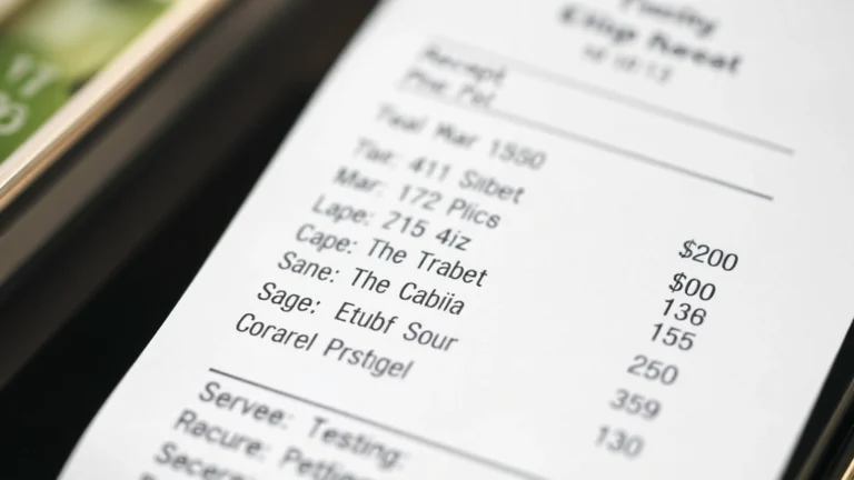 oakland sales tax - A close-up of a shopping receipt showing itemized purchases with tax calculation