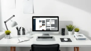 quicken taxes - A professional workspace with a laptop