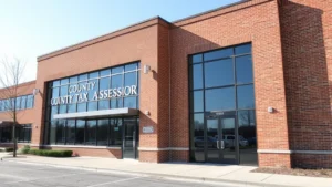 screven county tax assessor - Professional county tax assessor office building exterior, modern brick and glas