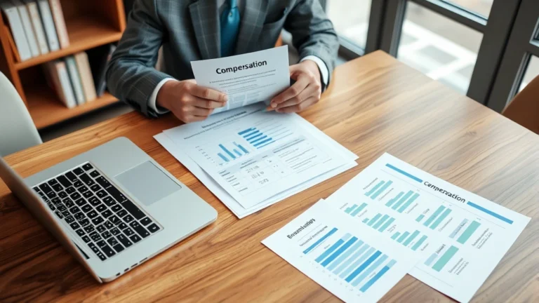 tax on excess compensation within tax-exempt organizations - Professional financial advisor or CPA reviewing compensation documents and bench