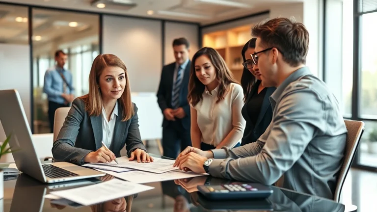 tax sheltered annuity - Professional financial advisor reviewing retirement plan documents with a client