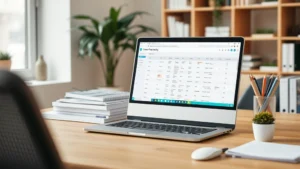 terrebonne parish tax assessor - A professional home office desk with a laptop displaying property records