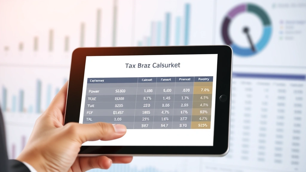 2016 tax brackets - 
Professional holding tablet showing tax bracket calculations with blurred finan