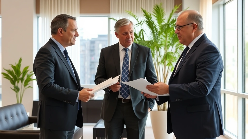 485-x affordable housing tax incentive - 
Professional business meeting between developer and government housing official