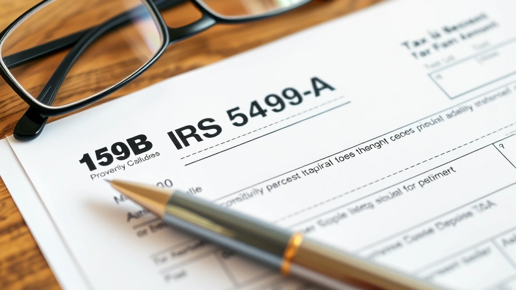 5498-sa tax form - 
Close-up of IRS Form 5498-SA tax document with pen and eyeglasses on wooden des
