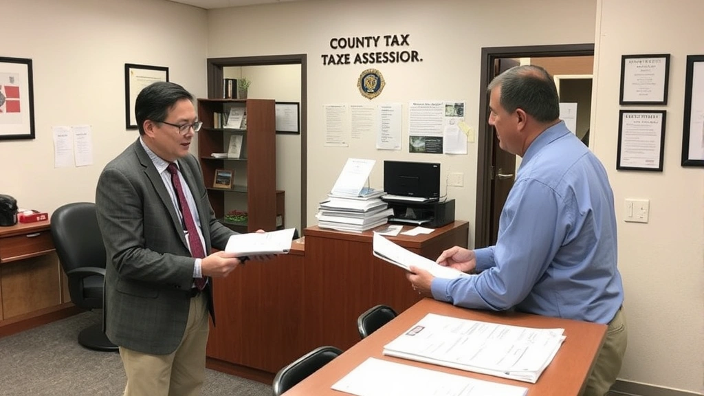 ad valorem tax for georgia vehicles - 
County tax assessor office interior with helpful staff member explaining tax do