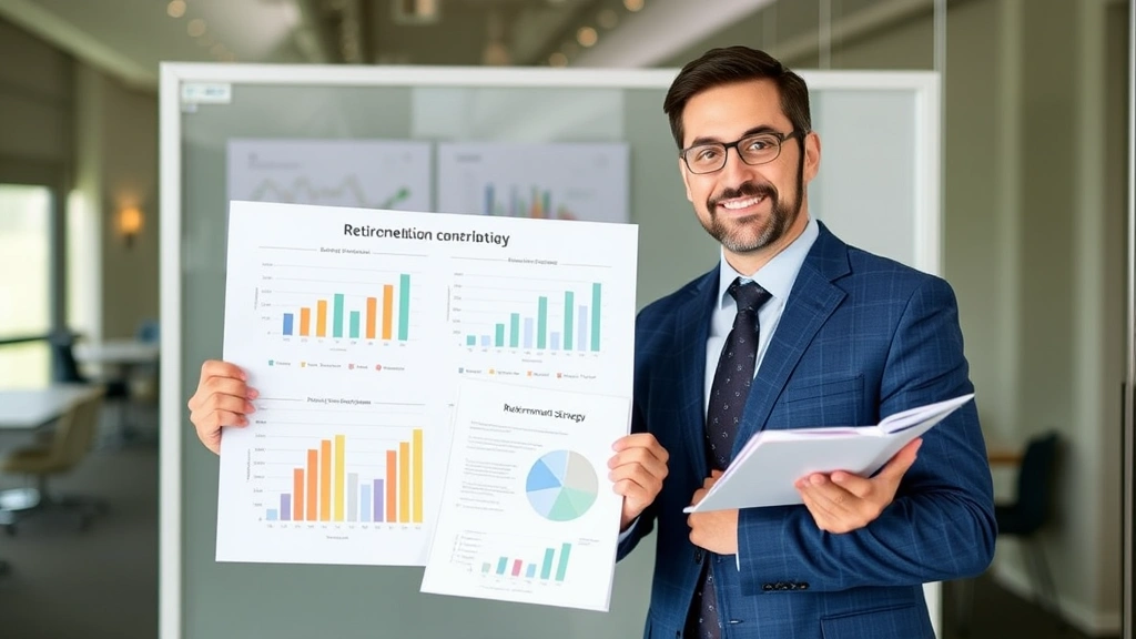 aiken tax office - 
Confident professional presenting retirement contribution strategy with charts 