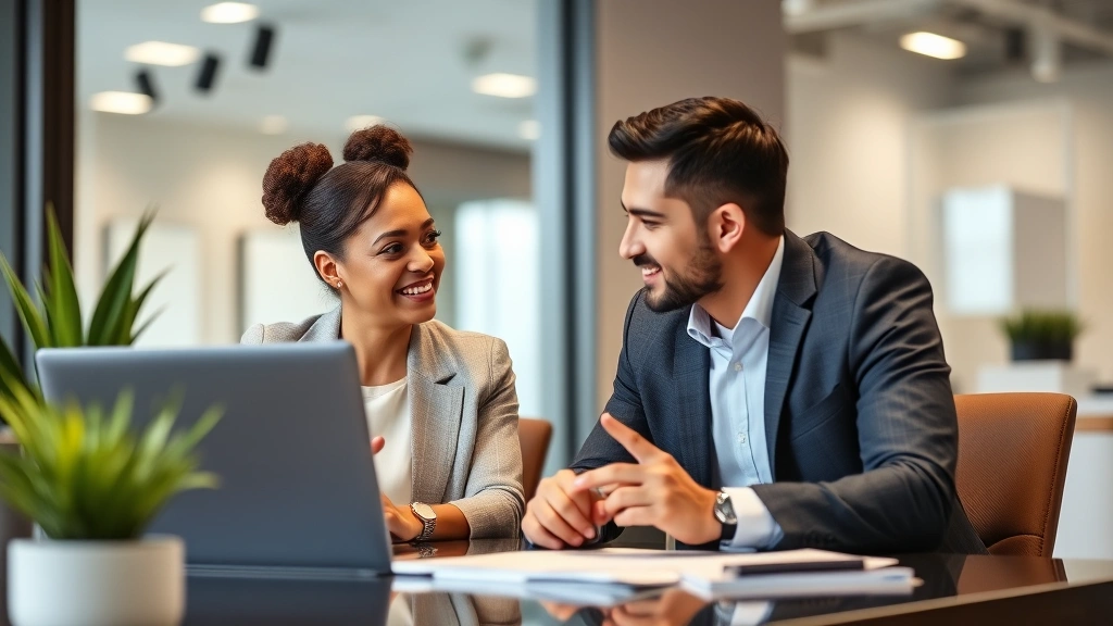 aiken tax office - 
Diverse couple meeting with financial advisor in professional office
