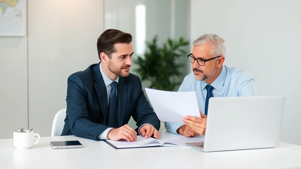 alameda county sales tax - 
Financial advisor discussing tax planning strategy with small business owner at