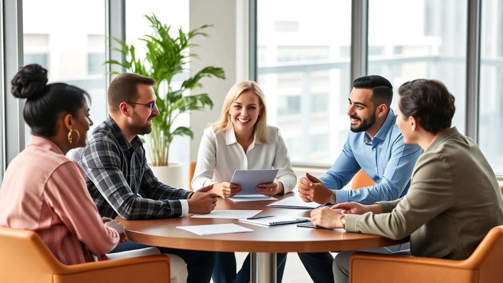 albuquerque sales tax - 
Diverse group in casual business meeting discussing tax strategies and financia