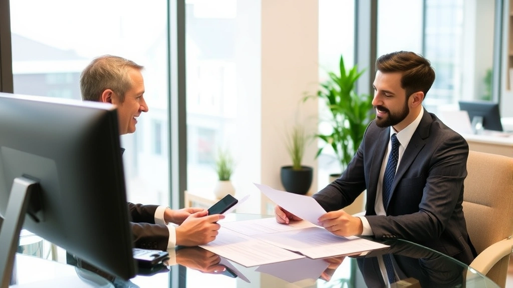 appellate tax board - 
Modern office setting with tax professional and client reviewing property asses