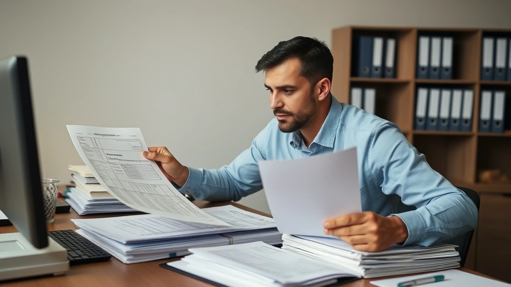 are church donations tax deductible - 
Professional male accountant or CPA reviewing charitable deduction records with