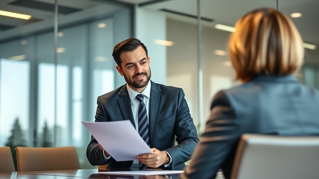 are lawyer fees tax deductible - 
Business owner in suit reviewing contract with attorney in professional confere