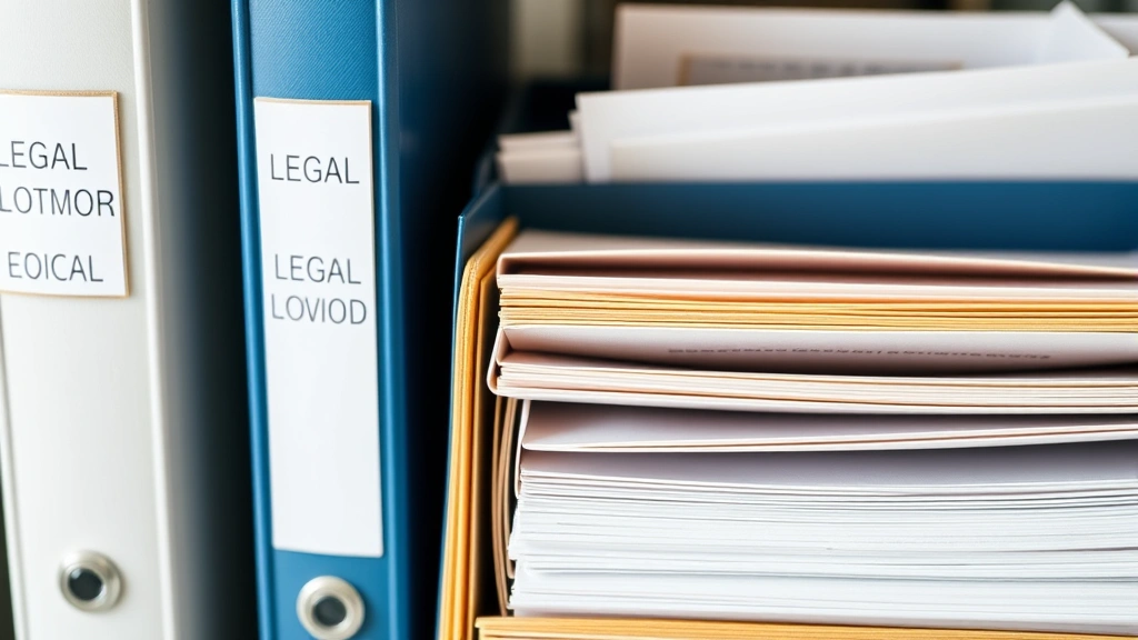 are legal expenses tax deductible - 
Organized file folder system with legal documents
