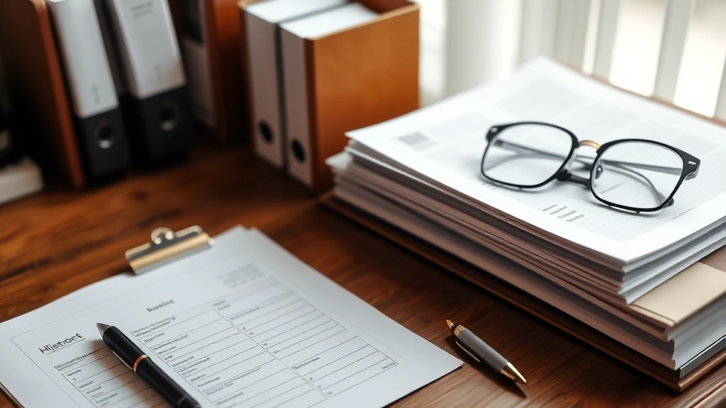 are legal expenses tax deductible - 
and business records neatly arranged on wooden desk
