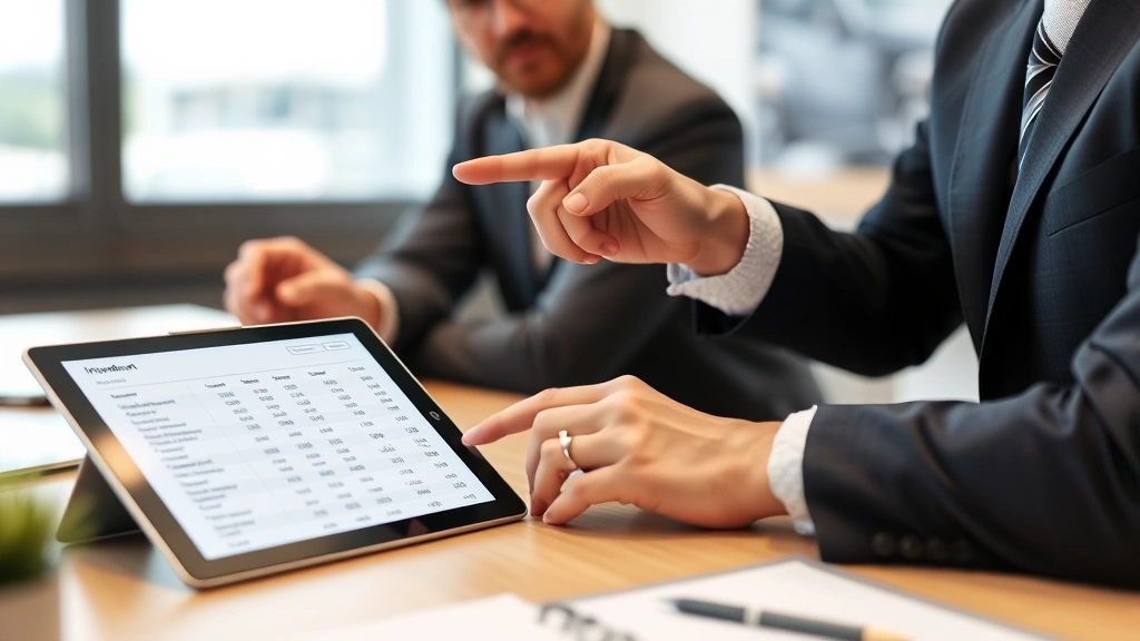 auto sales tax georgia - 
Professional financial advisor pointing to itemized vehicle cost breakdown char