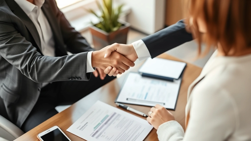 avoid as one's taxes nyt - 
Financial advisor and client shaking hands in professional meeting room with ta