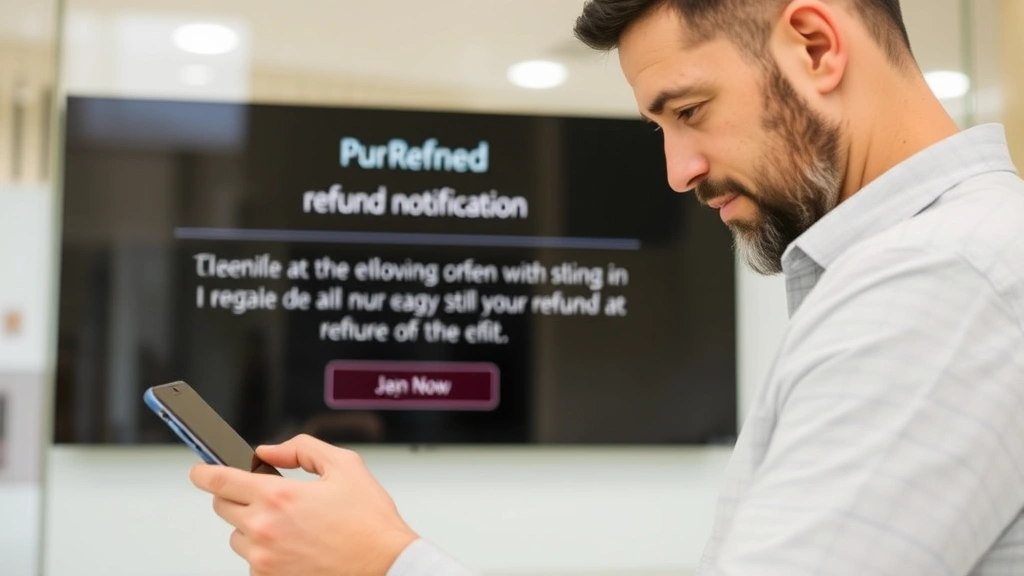 az state tax refund status - 
Man checking phone for refund notification
