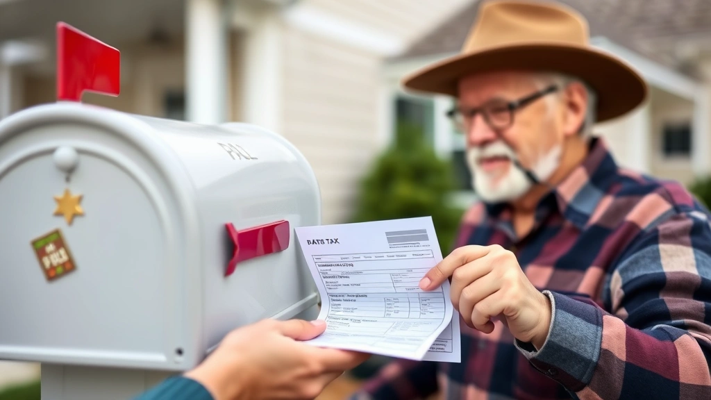 bristol tax collector bristol ct -
Homeowner receiving property tax bill in mailbox