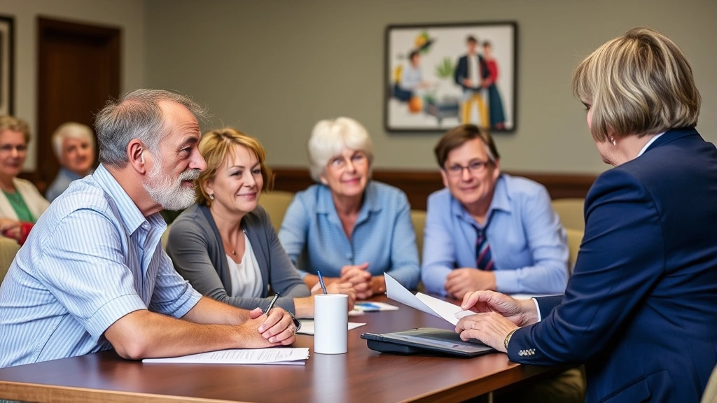 bristol tax collector bristol ct -
Diverse family meeting with tax professional or town clerk