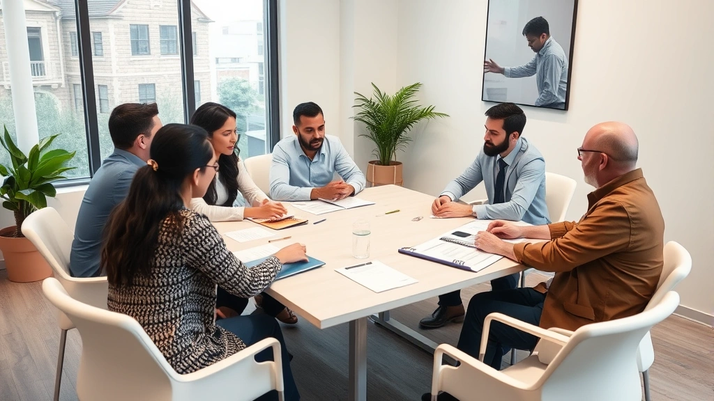 broward business tax receipt -
Diverse team of small business owners in a meeting room discussing compliance a