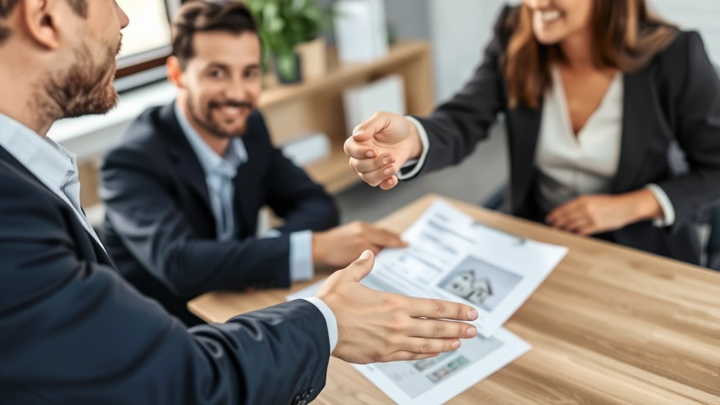 brown county wi tax records - 
Real estate professional and client shaking hands in office with property docum