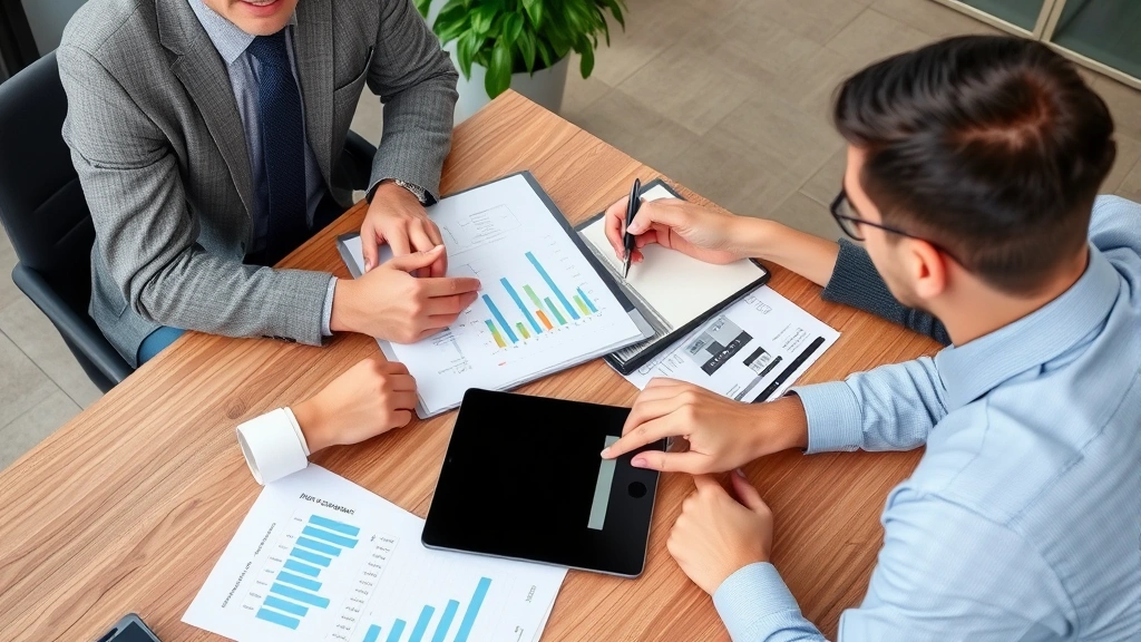 business and occupation tax - 
Business meeting between accountant and entrepreneur discussing tax planning st