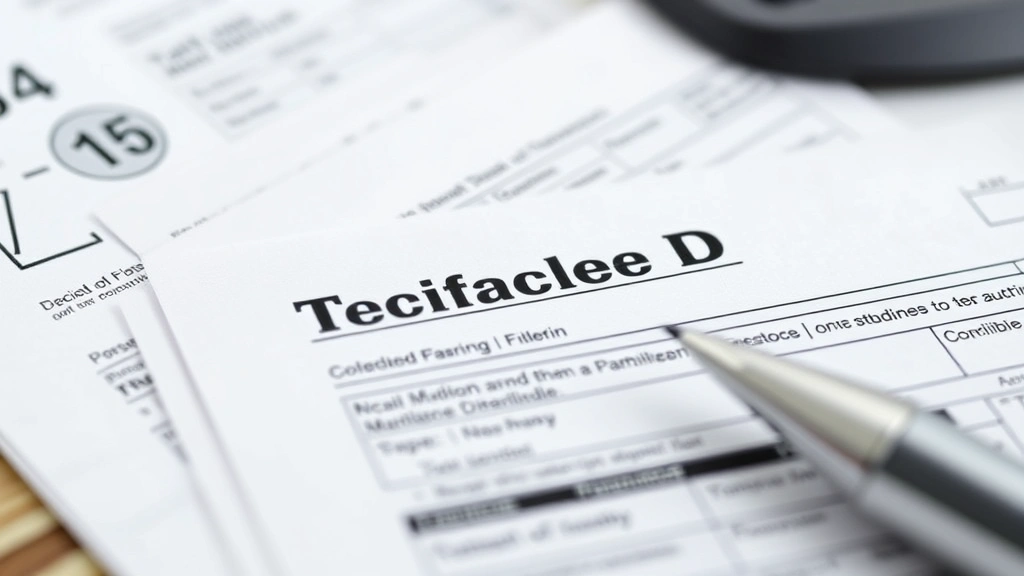 ca capital gains tax - 
Close-up of tax forms (Schedule D
