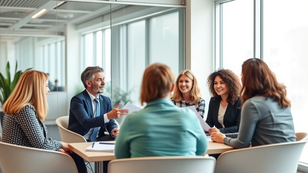 california income tax refund status - 
Diverse group in a bright office setting having a consultation meeting about ta