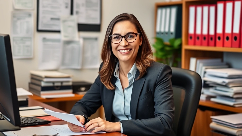 california income tax refund status - 
Professional tax advisor or CPA at desk with organized files and paperwork, fri