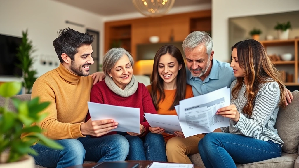 cameron county property taxes - 
Diverse family reviewing financial documents and property tax bill together in 