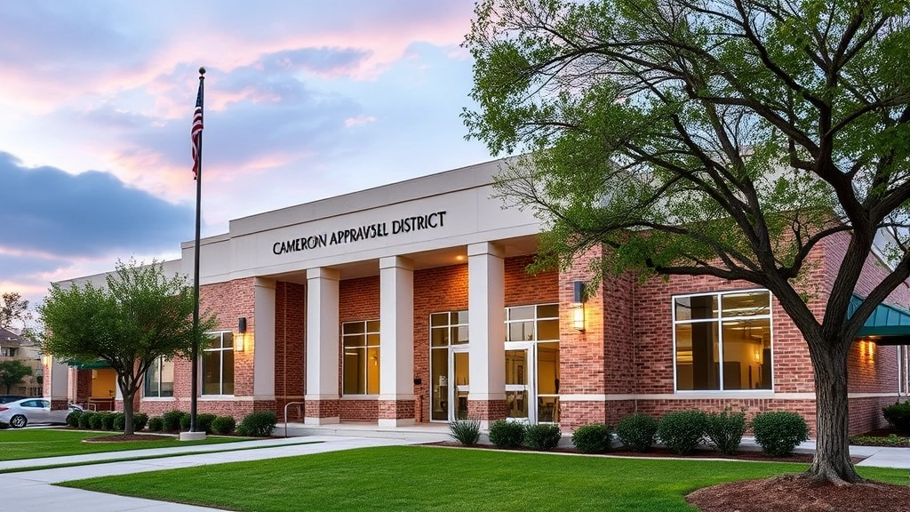 cameron county tax - 
Cameron County Appraisal District office building exterior, professional govern