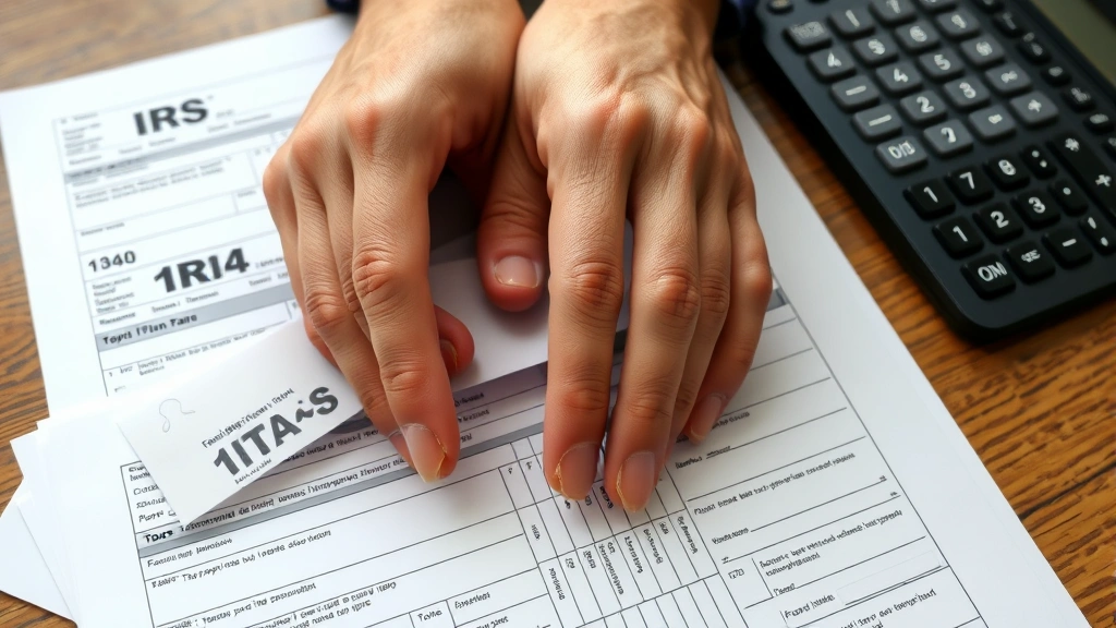 can i go into the military if i owe taxes - 
Close-up of hands holding IRS tax forms and payment plan documents on a wooden 