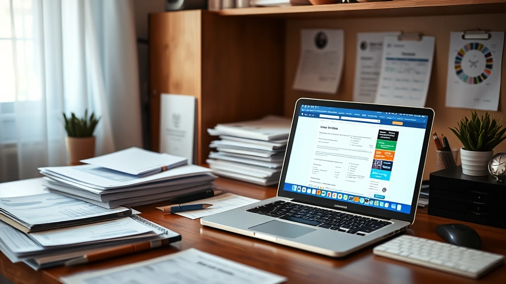 can i go into the military if i owe taxes - 
Organized home office workspace with tax documents, payment receipts, and a lap