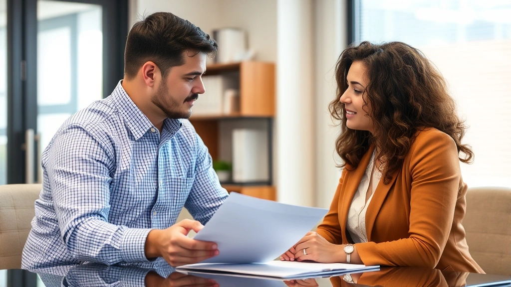 cass county mn property tax - 
Homeowner and tax advisor discussing property tax reduction strategies in brigh
