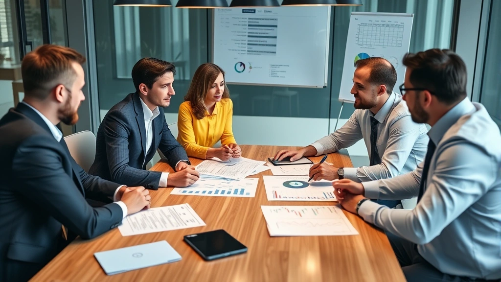 cfp tax tables - 
Diverse group of financial planners in business meeting discussing tax strategy