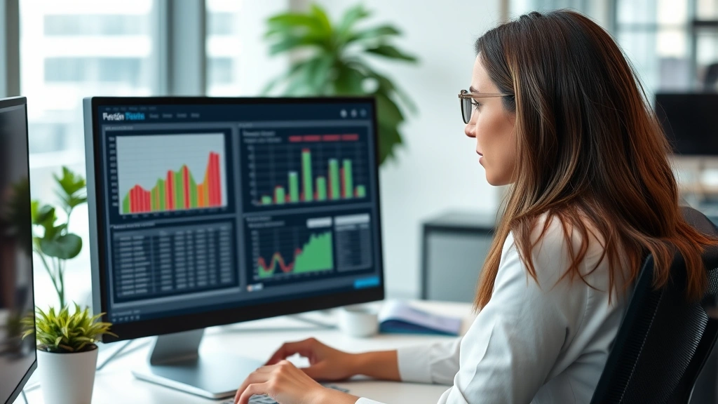 cfp tax tables - 
Professional woman reviewing financial spreadsheets on computer screen in moder