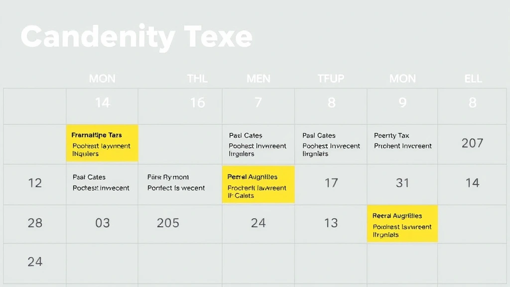 city of bristol tax collector - 
Calendar showing marked property tax payment deadlines with highlighted due dat