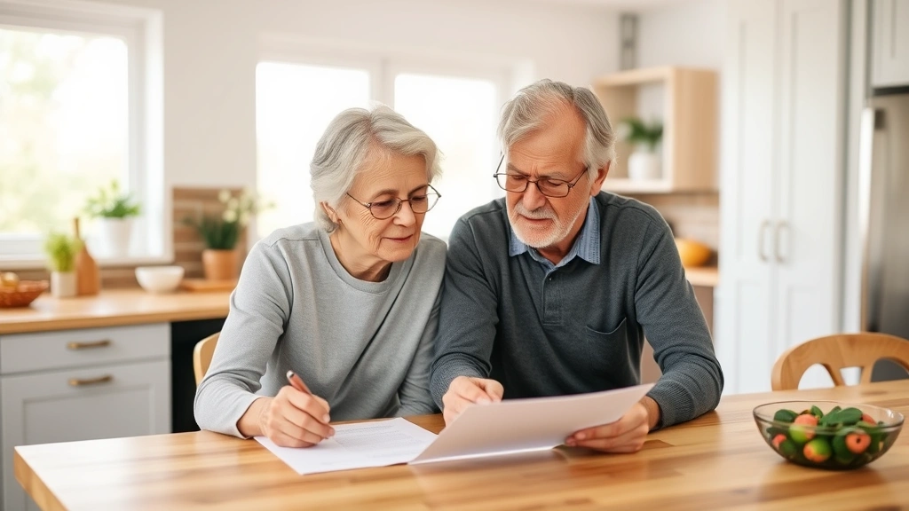 city of chattanooga property tax - 
Mature couple reviewing home assessment letter at kitchen table, discussing pro