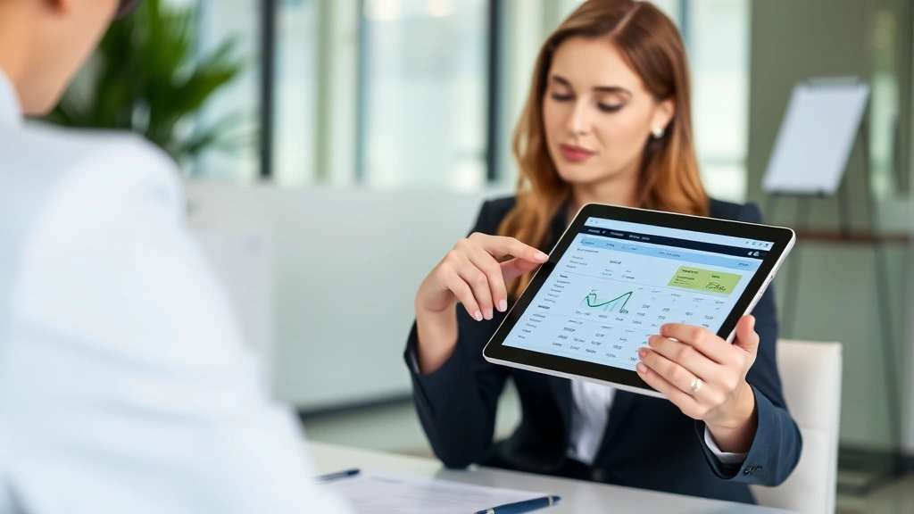 city of chattanooga property tax - 
Professional female tax advisor in business attire pointing to property assessm