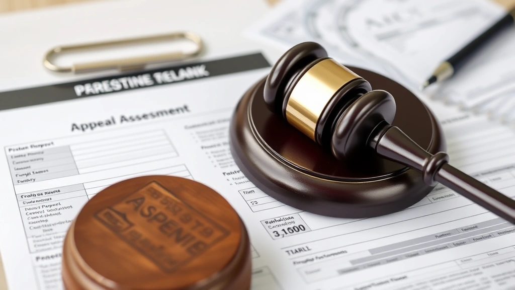 city of chattanooga property tax - 
Gavel on desk next to property assessment paperwork, representing appeal proces