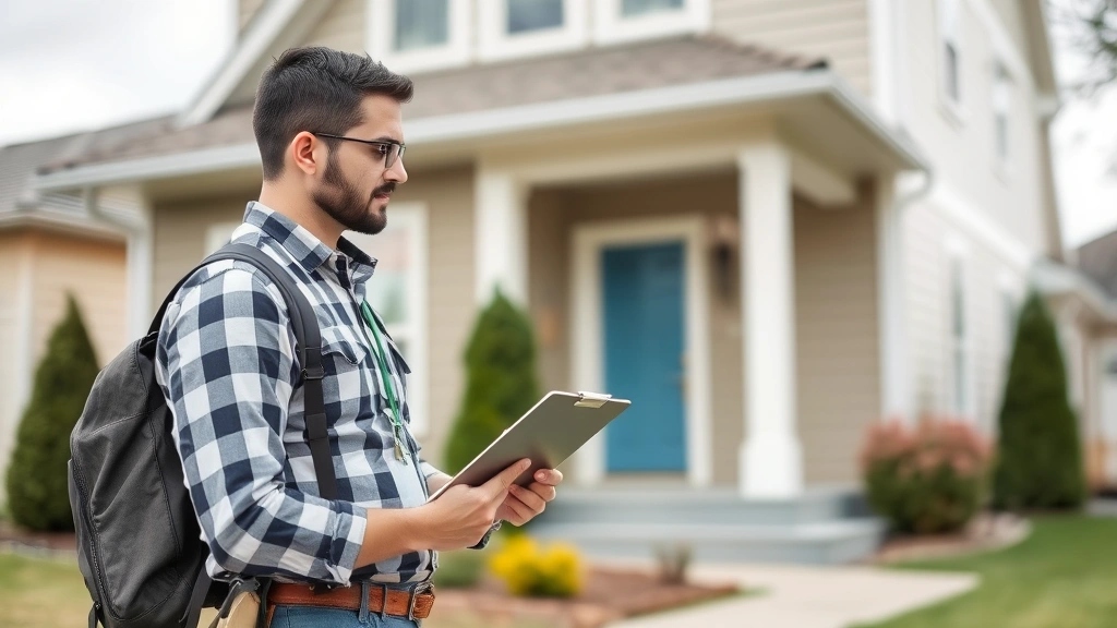 city of madison property tax - 
Real estate appraiser measuring home exterior with clipboard and professional e