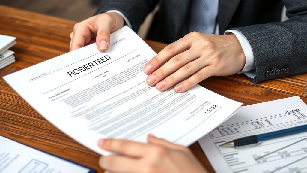 city of memphis property taxes - 
Close-up of hands holding property deed and tax bill documents, wooden desk bac