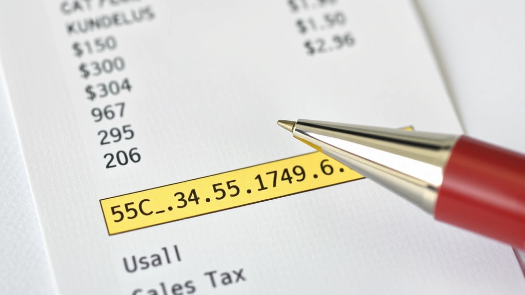 city of miami sales tax -
Close-up of receipt showing itemized purchases with sales tax calculation highl