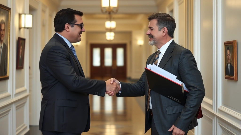 city of norwalk tax collector - 
Professional handshake between property owner and tax collector representative 